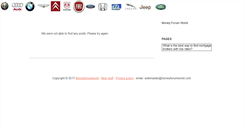 Desktop Screenshot of moneyforumworld.com