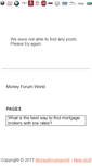 Mobile Screenshot of moneyforumworld.com