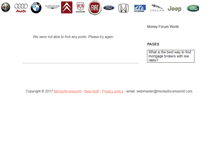 Tablet Screenshot of moneyforumworld.com